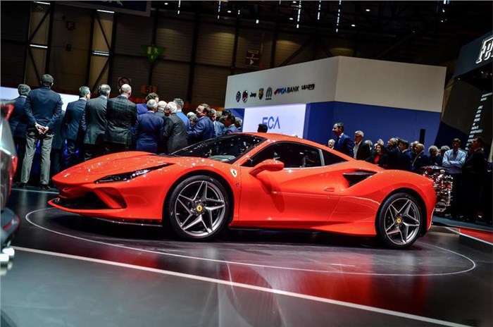 Ferrari F8 Tributo showcased at the 2019 Geneva motor show
