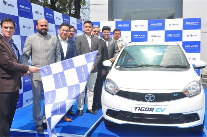 Tata Tigor EVs to join Wise Travel India fleet in New Delhi
