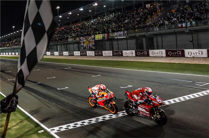 2019 Qatar MotoGP: Dovizioso pips Marquez to victory