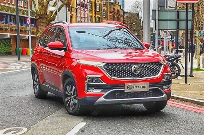 India-spec MG Hector SUV first pictures out