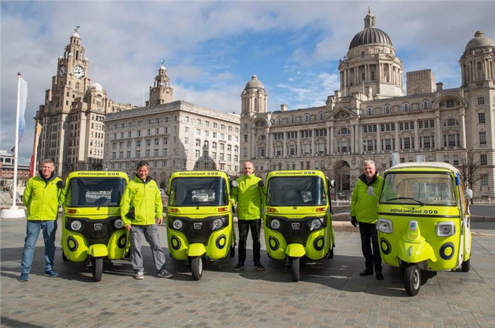 Ola begins operating autorickshaws in the UK