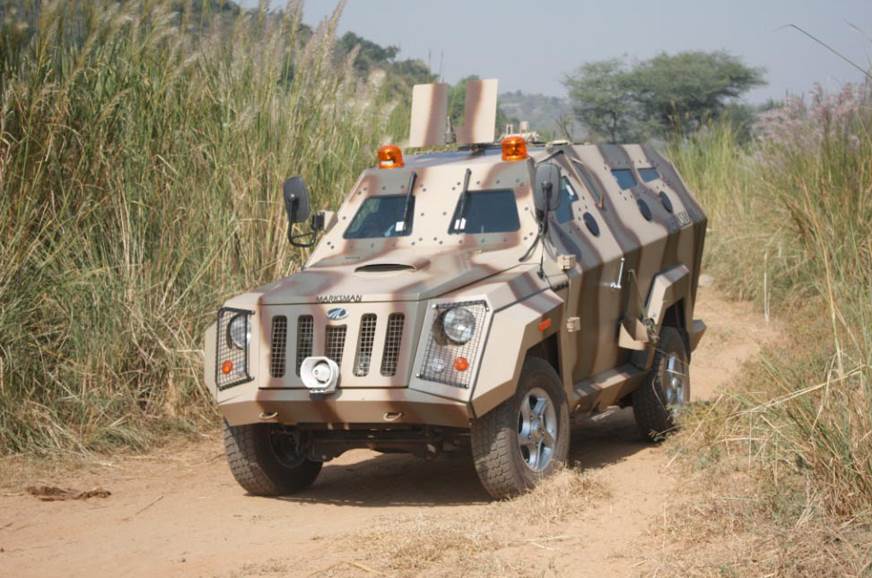 In-depth look at the Mahindra Marksman armoured SUV used by Indian defense  forces | Autocar India