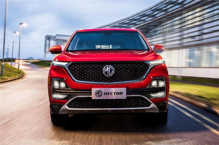 India-spec MG Hector SUV official images revealed