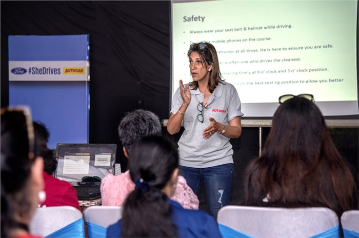 #SheDrives pro-driving school wows Gurugram