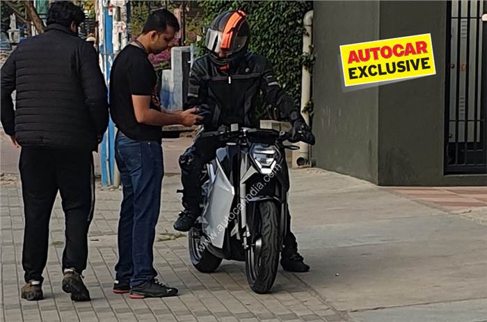 Ultraviolette F77 electric bike caught testing undisguised