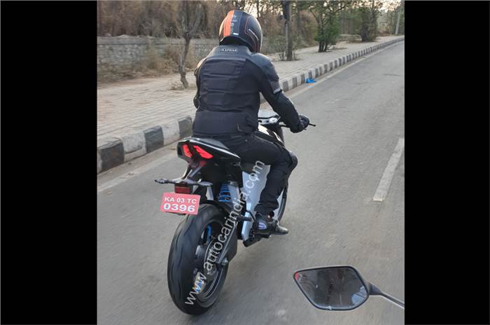 Ultraviolette F77 electric bike caught testing undisguised