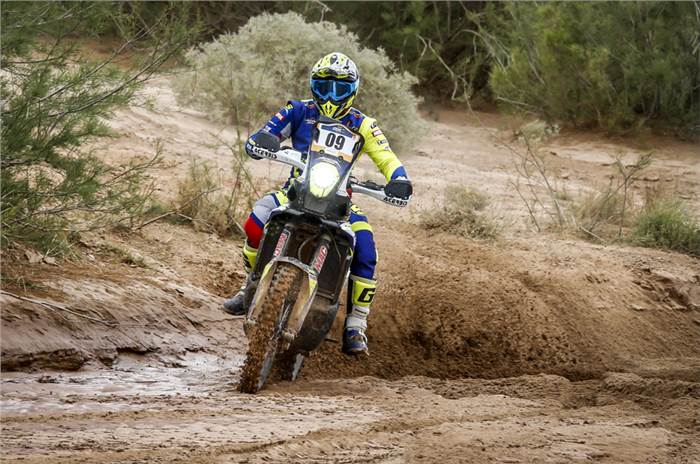 2019 Merzouga Rally, Stage 3: Hero in top 3 while Metge retires