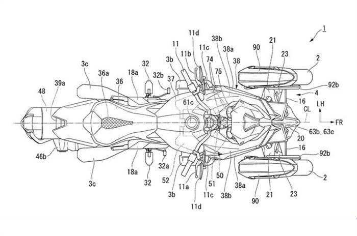 Honda Neowing trike concept patented