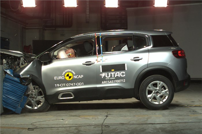 Citroen C5 Aircross awarded 4-star Euro NCAP safety rating