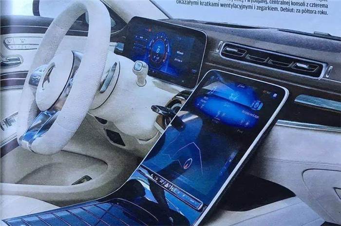Next-gen Mercedes-Benz S-class interior leaked