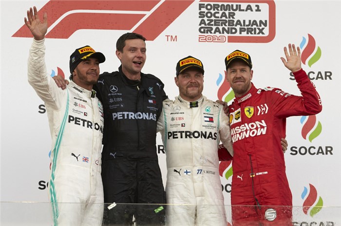 2019 Azerbaijan GP: Bottas leads 1-2 finish for Mercedes