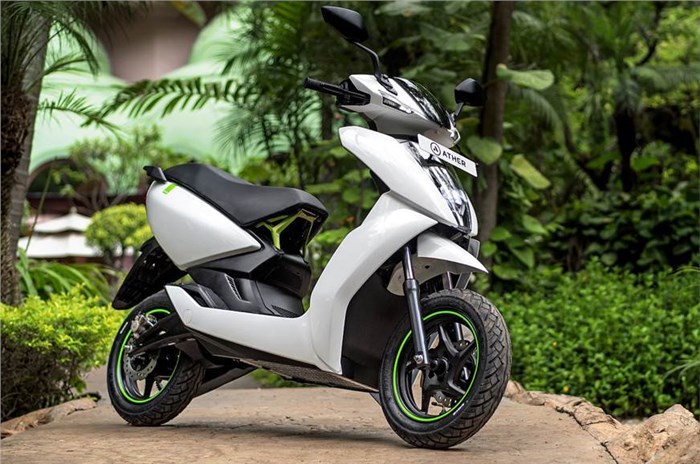 Fame Ii Subsidy Reduces The Price Of The Ather 450 Autocar India