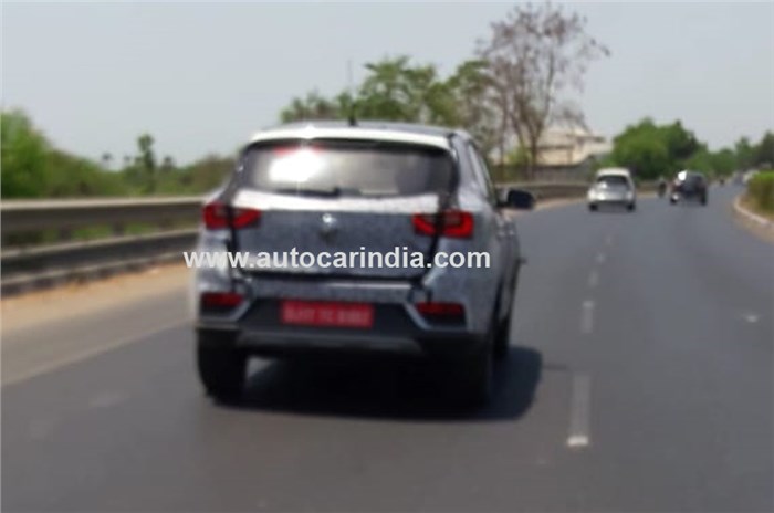 MG eZS electric SUV spied testing in India for the first time