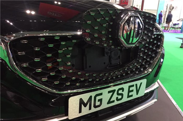 MG eZS SUV showcased at the 2019 London motor show