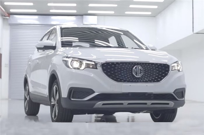MG eZS electric SUV trial production begins