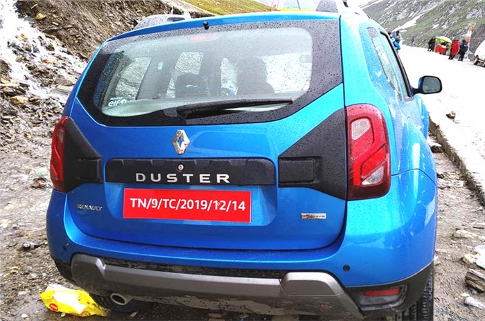 Refreshed Renault Duster spied in production form