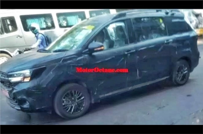 Maruti Ertiga Cross spied in India for first time