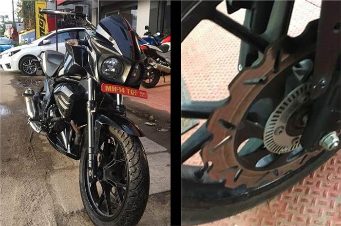 ABS-equipped Mahindra Mojo 300 spotted