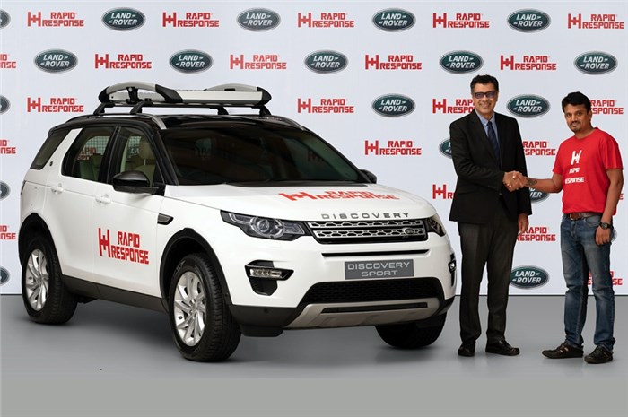 Land Rover India teams up with Rapid Response