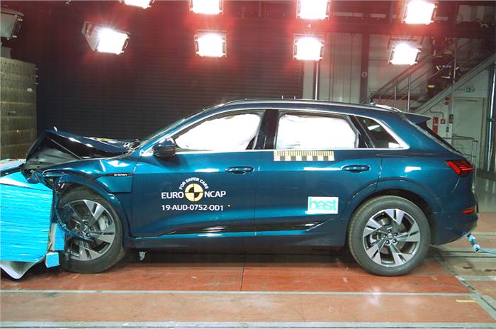 2019 Audi e-tron awarded 5-star Euro NCAP safety rating