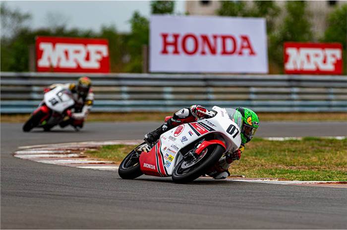 Honda NSF250R Talent Cup debuts in India