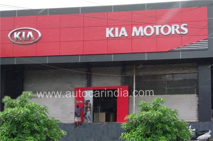 Kia Motors India showroom locations listed