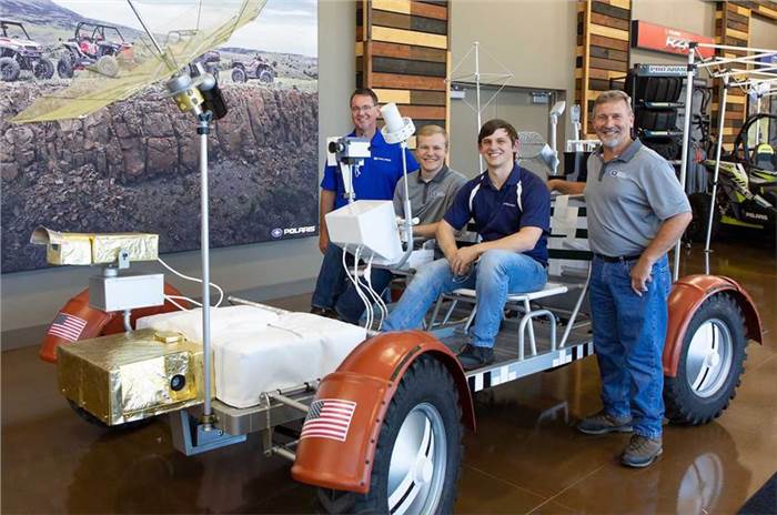 Polaris builds a Lunar Rover replica
