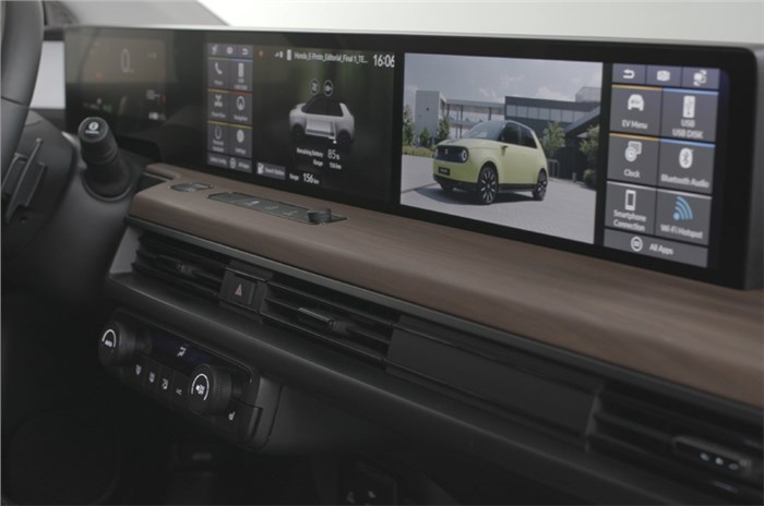 Honda e gets full-width digital display