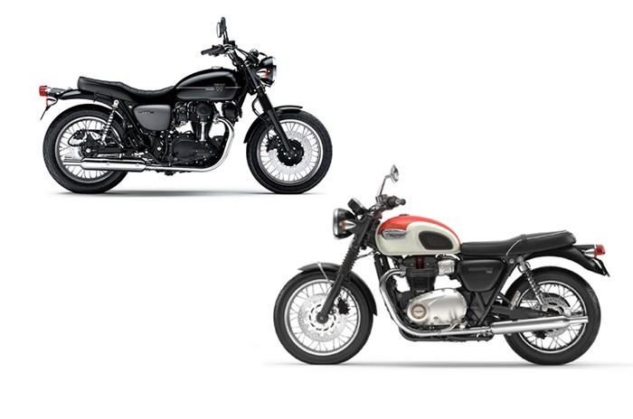 Kawasaki W800 Street vs Triumph Bonneville T100: Specifications comparison