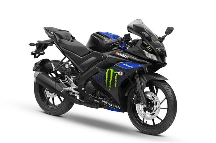 Yamaha YZF R15 V3.0, FZ25, Cygnus Ray launched in Monster Energy MotoGP colours
