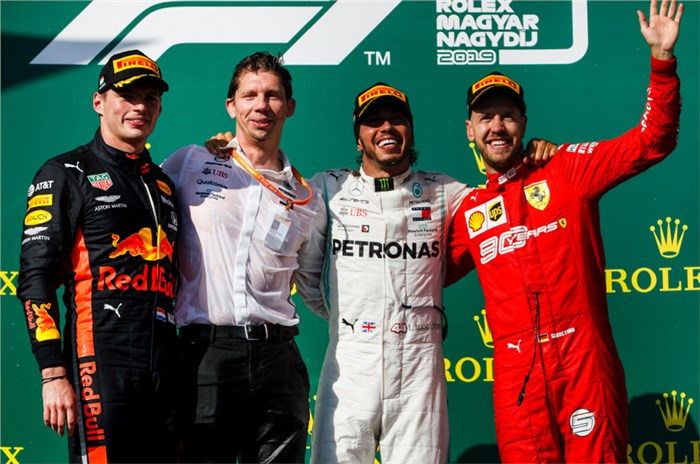 Hamilton defeats Verstappen to win 2019 Hungarian GP