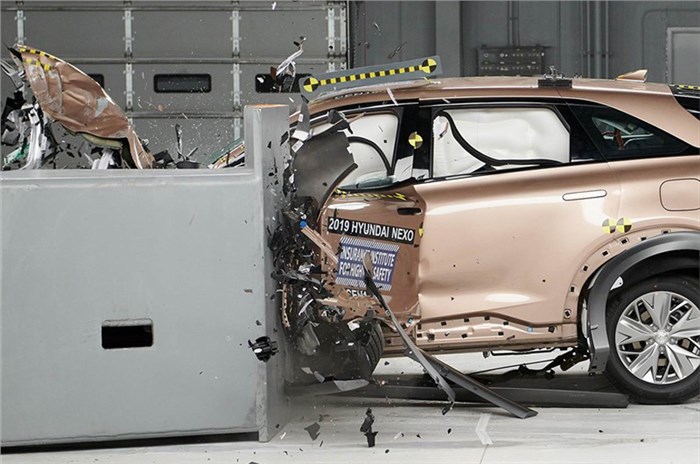 Hyundai Nexo becomes first fuel-cell vehicle to get safety award from IIHS
