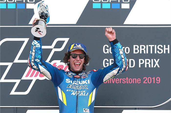 British MotoGP: Rins defeats Marquez to take photo-finish victory