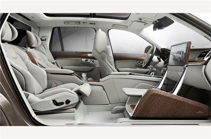 Volvo XC90 Excellence Lounge Console India launch on September 3