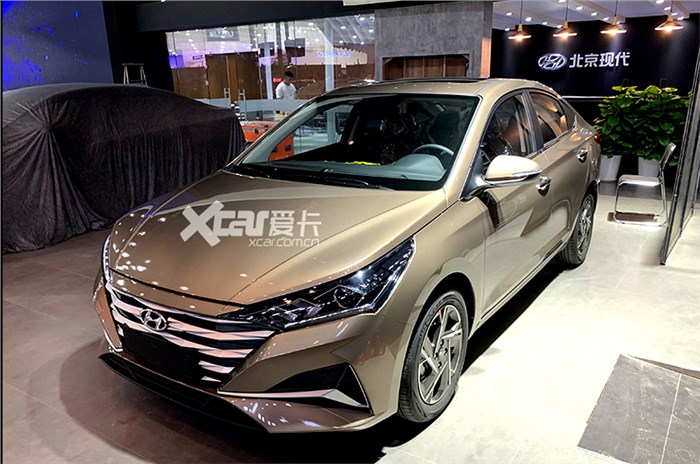 Hyundai Verna facelift: new photos surface ahead of world premiere