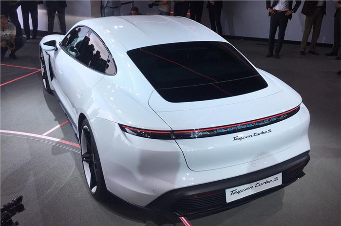All-electric Porsche Taycan unveiled