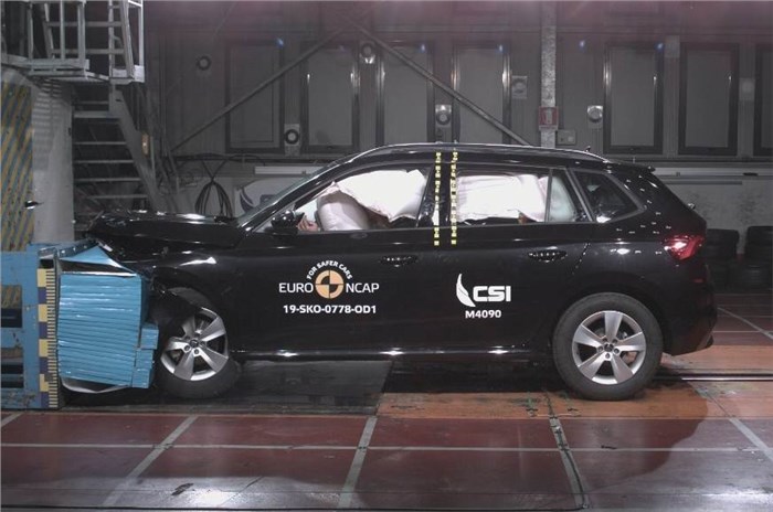 Skoda Kamiq achieves 5-star rating in Euro NCAP crash tests