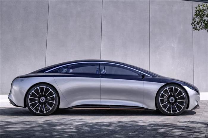 Mercedes-Benz Vision EQS concept EV unveiled