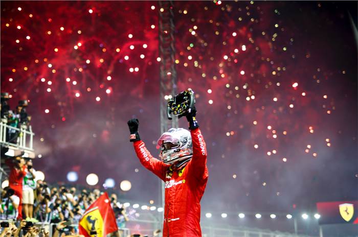 2019 Singapore GP: Vettel celebrates first win in over a year