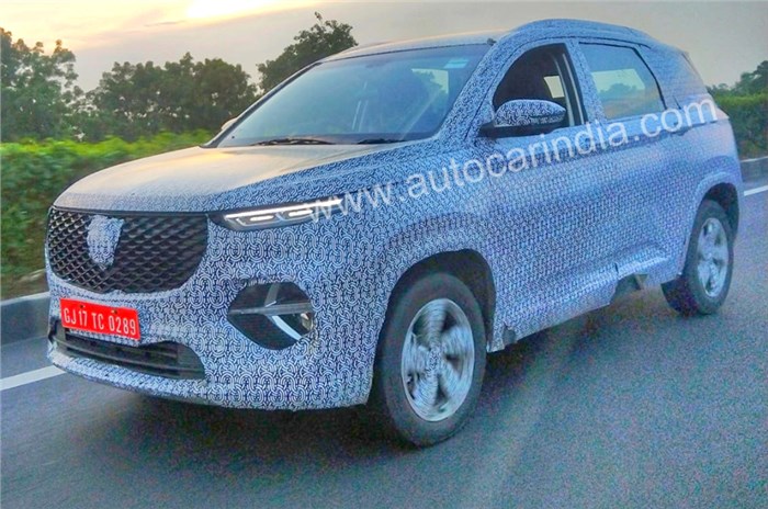 Six-seat MG Hector to get unique styling elements