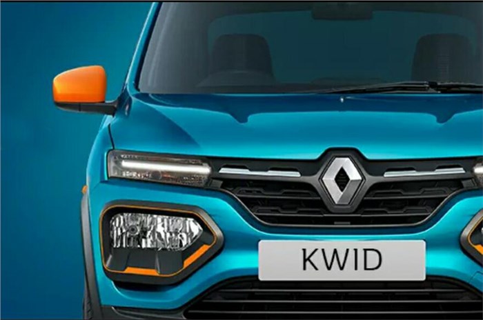Renault Kwid facelift first image released