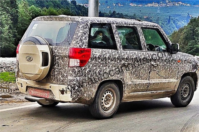 Mahindra TUV300 Plus facelift in the works