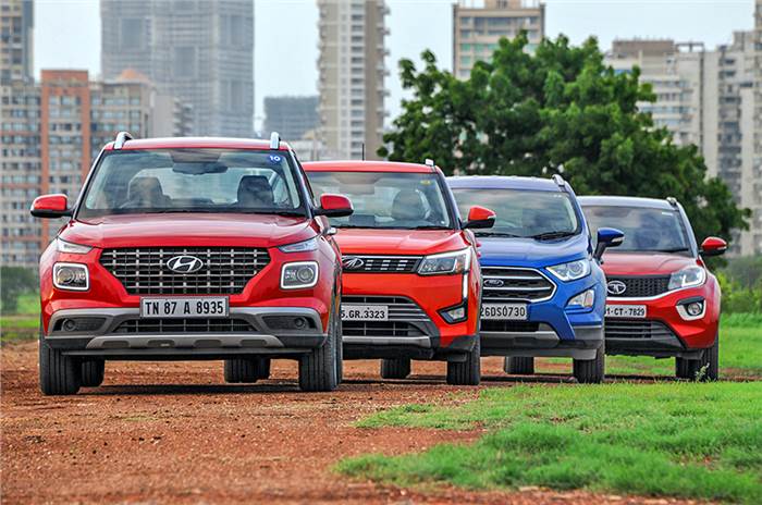 Best petrol-manual compact SUVs in India