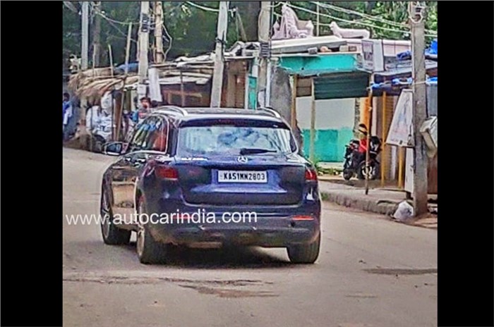 Mercedes-Benz GLC facelift spied testing in India