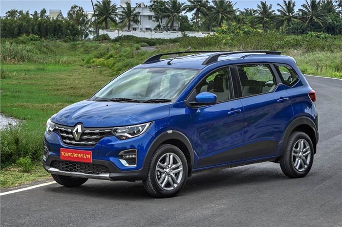 Renault Triber RxZ now gets 15-inch wheels as standard