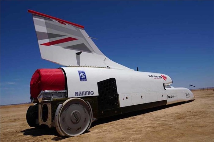 Bloodhound Land Speed Record car tops 800kph