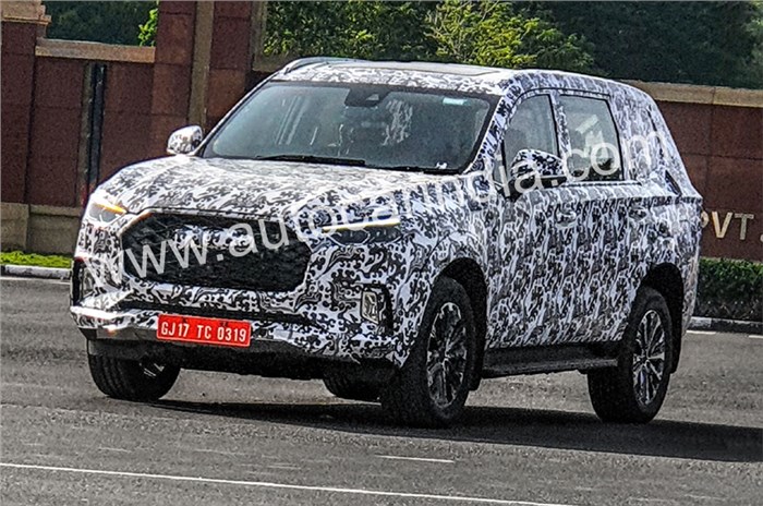 MG Maxus D90 seen testing in India