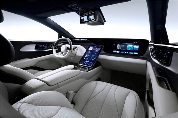 Faraday Future FF 91 EV concept interior revealed