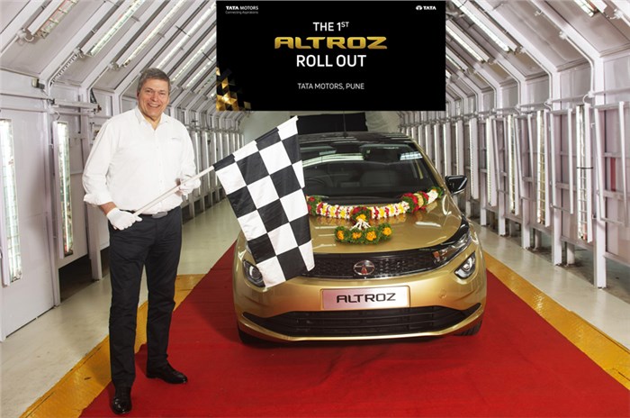 First Tata Altroz rolls off the production line