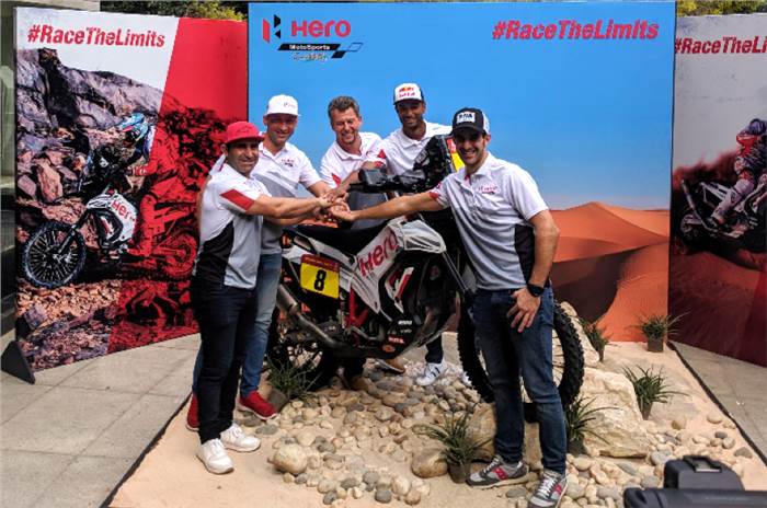 Hero MotoSports reveals 2020 Dakar Rally line-up